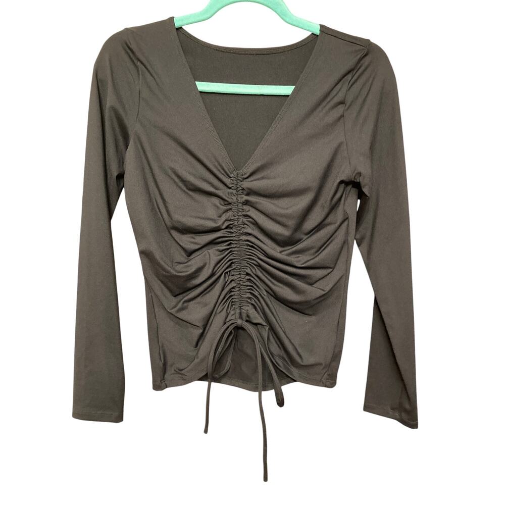 Blackmilk Clothing Black Strung Up Long Sleeve Medium BNWT